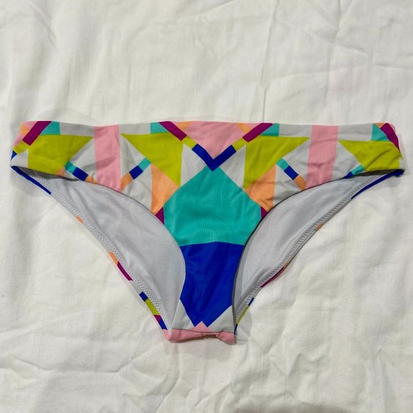 PINK (V.S) BRAND COLORFUL BIKINI BOTTOM SIZE XS - Picture 1 of 4